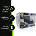 EcoTEK Protectors Compatible with Funko POP! - Rides Vinyl Figures Strong, Crystal Clear Case, Heavy Duty Acid Free w/Protective Film & Locking Tab (20 Pack)