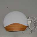 ecozy Wood Grain Sunrise Alarm Clock, White Noise Sound Machine, Music-Sync Lights, Upgraded Backlit Buttons for Bedrooms, 26 Soothing Sounds, 17 Night Lights, Wake Up Light for Heavy Sleepers