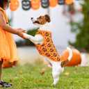 4-Pack Halloween Themed Dog Shirts Puppy Pumpkin Pattern Tank Tops Cute Skull Corn Candy Style Outfits for Small Boy Girl Puppy Festival Costume for Small Medium Dogs M