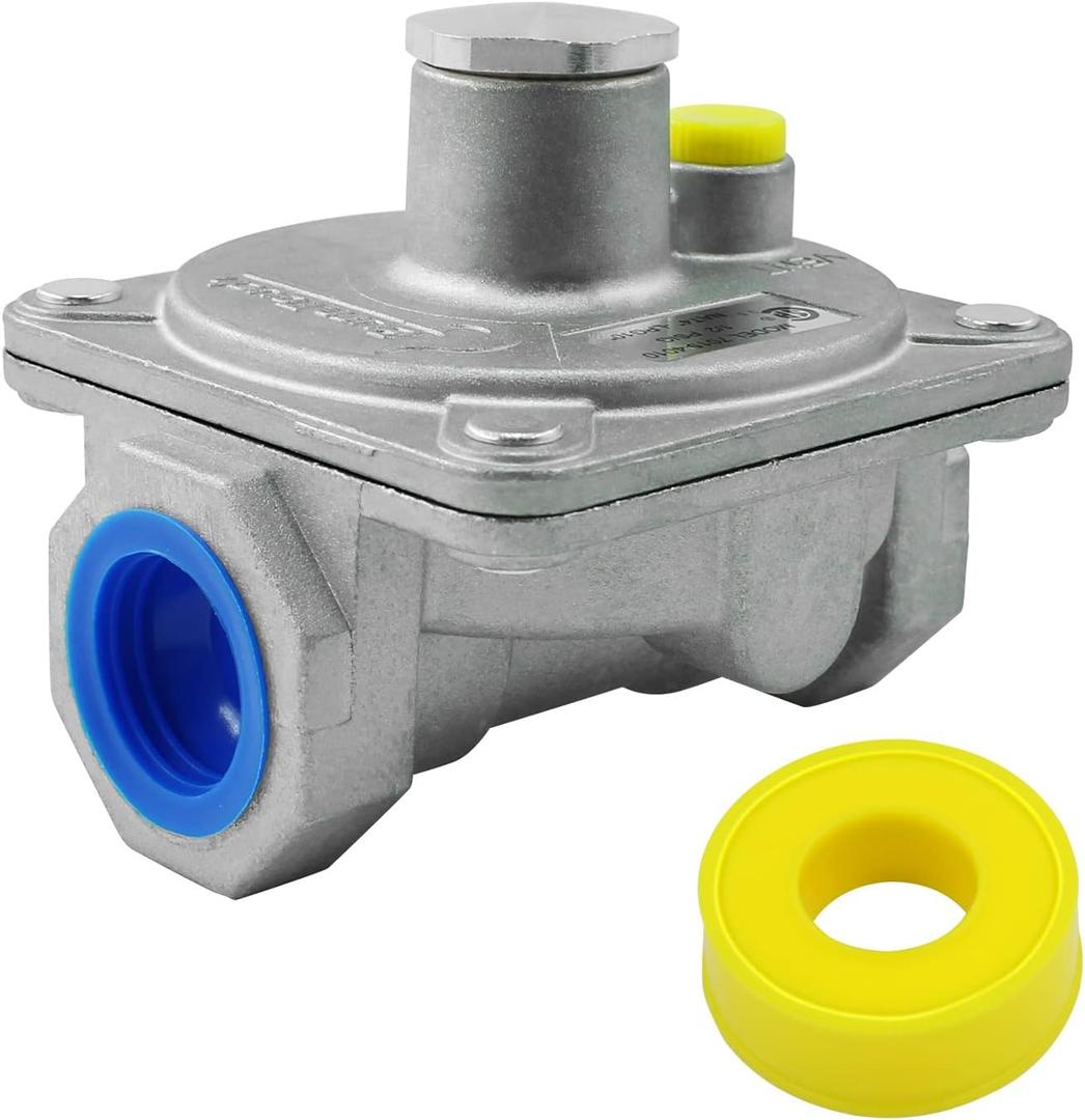 MENSI Natural Gas Pressure Regulator with Adjustable fits for Commercial Stove Range Pipe Lines MENSI Natural Gas Pressure Regulator with Adjustable fits for Commercial Stove Range Pipe Lines
