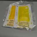 Glow in The Dark Party Supplies,3 Pack Neon Party Decorations,9.9 X 6.6 ft  Tinsel Foil Fringe Curtains Macaron Yellow,Photo Booth Prop Backdrop Streamer for Birthday Party Streamer Decor