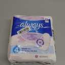 Always Discreet Incontinence Pads for Women with Bladder Leaks, Sensitive Skin Pads Moderate Absorbency, Regular Length, 57 Count (Regular (Size 4))