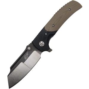 Eafengrow EF69 Pocket EDC Knife with Clip,Flipper Folding Knife for Camping Survival and Outdoor Activities Liner Lock. (EF69-desert)