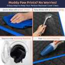 Front Seat Dog Cover for Car, Truck & SUV - Waterproof, Non-Slip Pet Car Seat Cover for Dogs - Durable, Easy to Install & Clean, Front Passenger Seat Protector for Pets & Vehicles (Blue)