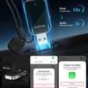 Wireless CarPlay Adapter for Apple iPhone - 2025 Wired Car Play to Wireless Dongle, USB-A/C Plug & Play, Stable Bluetooth CarPlay Adapter Only for iPhone iOS 10+ & Cars with Factory Wired Car Play
