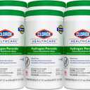 Clorox Healthcare Hydrogen Peroxide Cleaner Disinfectant Wipes, 6.75" x 9", 95 Count, Pack of 6