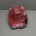 Zhanmai 6 Pieces Cowgirl Light up Hat with Feather Boa, 6 Pieces Heart Sunglasses Set for Bachelorette Costume Party (Red)