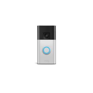 Ring Video Doorbell 3 Satin Nickel Motion Security Camera Wireless Rechargeable