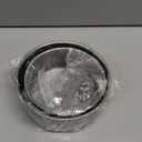 Dog Crate Water Bowl, 2 Pack No Spill Hanging Cage Food Bowls for Kennel Puppy Cat Bird Bunny Stainless Steel Metal Mountable Small&Medium Feeding Dish Wall Mounted Attachable Crates Pet Feeder (5.3"x2" & 4.5"x2"(23oz+15oz))