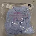 Avidlove Bra and Panty Set Ruffle Lingerie Set Mesh Babydoll Chemise (Medium, Blue)