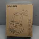 Potty Training Seat, SKYROKU Upgrade Toddler Toilet Seat for Kids Boys Girls, 2 in 1 Potty Training Toilet, Splash Guard Anti-Slip Pad Step Stool,New Sector-Shape Stabilized Base (Grey)