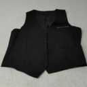 WOMS Mens 1 Pieces Suits Vest  Slim Fit Wedding Groomsmen Suit for Men Formal XS
