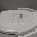 Toilet Seat, Elongated Toilet Seat with Toddler Seat Built in, Potty Training Toilet Seat Elongated Fits Both Adult and Child, with Slow Close and Magnets- Elongated (White)