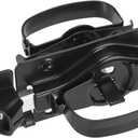 Swing Door Latch Heavy Duty Automatic Locking Gate Handle Latch for Interior & Exterior,Sturdy Door Lock Latch Hardware for Outdoor Wooden Fence,Shed Door,Barn Door,Garage,Black Finish