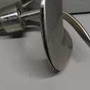 Elegant Bathroom Sink Faucet Single Hole,AUU Waterfall Brushed Nickel Vessel Sink Faucet Solid Brass,Single Handle Basin Tap with Pop Up Drian Supply Line (Brushed Nickel, Tall)