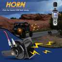 UTV Turn Signal Kit Pre-Wired, Plug and Play UTV ATV Blinker Kit with 110D Horn, Rocker Switch, Universal UTV Street Legal Kit for Polaris, Kawasaki, CFMOTO, Pioneer, Can-Am