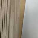 4-Piece Wood Slat Wall Panel for Interior Wall Decor Noise Cancelling 47.2" x 23.6" Peel and Stick Acoustic Decorative 3D Sound Absorbing Wall Paneling, Natural Oak, 4pcs - 47.2" x 23.6"
