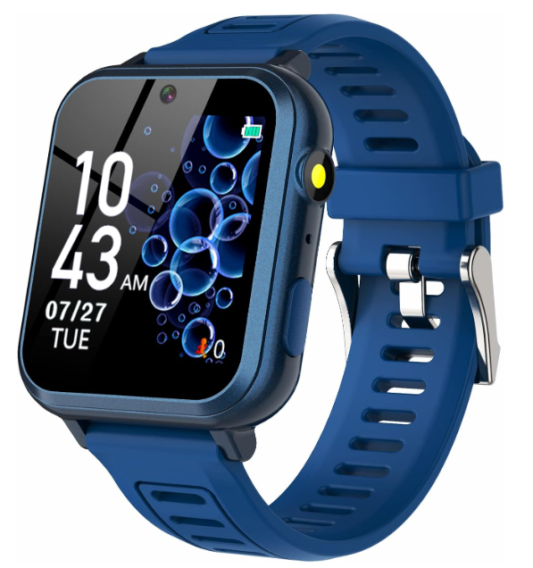 Phyulls Smart Watch for Kids with 39 Games Alarm Clock, Touchscreen, Calendaring Camera Music Player Time Display Video & Audio Recording, Toys for 312 Years Old Boys