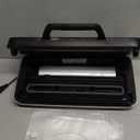 95KPa Vacuum Sealer Machine for food,Full Automatic with Double 12mm Heat Seal, 10in 1 Modes, Built in Cutter & Bag Storage, Includes 1 Roll and 10pcs Pre cut Bags (Gray)