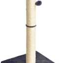 Amazon Basics Cat Scratcher - Indoor Classic Single Cat & Kittens Scratching Post, Medium (31.5"H) - Grey