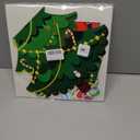 Magnetic Christmas Tree for Refrigerator, Soft Magnetic Ornaments Set, Reusable Holiday Decor for Kids & Family, Lovely Xmas Decoration for Home, Kitchen, Office (Xmas Tree-A)