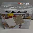 Hamilton Beach 6-Speed Electric Hand Mixer with Whisk, Traditional Beaters, Dough Hooks, Snap-On Storage Case, 275 Watts, Red