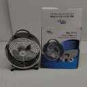 Cool Works Retro Drum Fan - Black