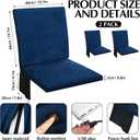 Thyle Heated Seat Cushion for Bleachers Stadium Foldable