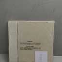 ZICOTO Decorative Photo Storage Box with Lid - A Beautiful Linen Organizer Perfect to Safely Store Your Pictures, Documents, Scrapbooking Supplies, Keepsakes and Other Memories in Style (Ivory)