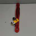 Fida 5 FT Heavy Duty Dog Leash with 2 Comfortable Padded Handles, Traffic Handle & Advanced Easy Snap Hook, Reflective Walking Lead for Large, Medium & Small Breed Dogs, Red (5 Feet (Pack of 1))
