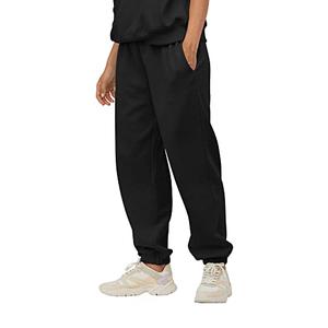 Ma Croix Mens Lightweight Sweapants with Pockets Elastic Waist Joggers (5X-Large, 1ih02_Black)