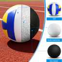 jiaonun 12 Pack Regulation Size 5 Volleyballs for Women and Men, Outdoor or Indoor, with Pump