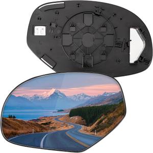 Driver Side Mirror Replacement for Chevy Silverado Suburban Tahoe Avalanche, for Escalade, Sierra Yukon, 2007-2014 - Left Side Mirror Glass, Rear View Mirrors Glass with Power Heated
