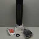 25" Tower Heater And Fan Combo for Indoor Use, 1500W Electric Space Heaters, 6 Safety Protections, 1s Instant Heating, Quite 70 Oscillating Heater For Office Garage Bedroom, Onyx