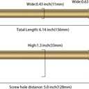 Asidrama 10 Pack 5 Inch(128mm) Champagne Bronze Cabinet Pulls Kitchen Cabinet Handles Champagne Cabinet Drawer Hardware for Cupboard