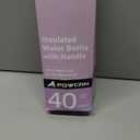 POWCAN 40 oz Insulated Water Bottle with 2-in-1 Straw and Spout Lid, Keep Cold 24H, Leak-Proof, BPA-Free, Double Wall Stainless Steel Water Bottle for Sports, Gym, Travel, and School (Cotton Candy)