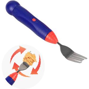 Electric Twirling Fork, Automatic Spinning Fork for Spaghetti Noodles, Gifts for Kid and Birthday Gifts (NY068 Blue N)