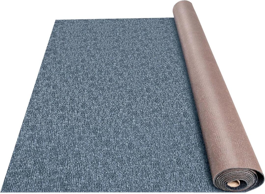 Happybuy 6 ft x 29.5 ft Grey Marine Carpet for Boats Waterproof - 0.18" Thick Indoor Outdoor Rug Carpet Roll for Home Patio Porch Deck