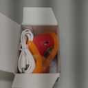 Interactive Cat Toys for Indoor Cats,The 3rd Generation Agile Moving Cat Ball with Elastic Mesh Tail,Automatic Kitten Toys for Bored Indoor Cats (Red)