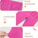 2 Pack Toddler Girls Flare Pants Baby Cotton Leggings Size 18M-5T (Pink)