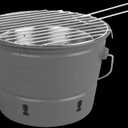 Coleman Party Pail Charcoal Grill - Gray