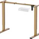 ErGear Electric Stand up Desk Frame,4 Memory Height Settings Height Adjustable Table Legs, Sit Stand Desk Frame Up to 47.2", Ergonomic Standing Desk Base Workstation, Gold Frame Only