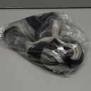 BERON Black White Wig Long Wavy Split Wigs for Women Long Curly Black White Wig for Party Halloween or Cosplay