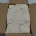 Peomeise Stretch Spandex Folding Chair Cover for Wedding Party Dining Banquet Event (Ivory,12pcs)