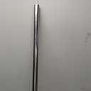 Curtain Rod, 2 Piece Set, Silver Metal, Size 71"