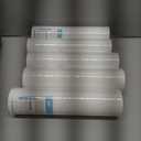 5 x Membrane Solutions 10 Micron 10" x 2.5" Sediment Water Filter Replacement Cartridge for Water Filter 10 x 2.5 inch Whole House Water System, Compatible with GE FXUSC, AP110, WHKF-GD05-6 Pack