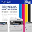 Brother Genuine TN229XXLBK Black Super High Yield Printer Toner Cartridge - Print up to 4,500 Pages(1), Compatible with HL-L3295CDW, HL-L8245CDW, MFC-L3780CDW, and MFC-L8395CDW Printers