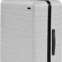 Away Large Checked Luggage, 29 Inch Hardside Suitcase with Spinner Wheels, Lightweight & Durable, TSA Lock, Cloud Gray