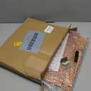 Wood Vinyl Record Storage, Retro & Durable Vinyl Crate and Record Holder, Album Storage Record Case Box for 60+ Records, Perfect Record Organizer for Home Decor and Collection Display(Brown) (1 Pack)