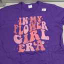 Funny Cute In My Flower Girl Era Retro Groovy Flower T-Shirt. L